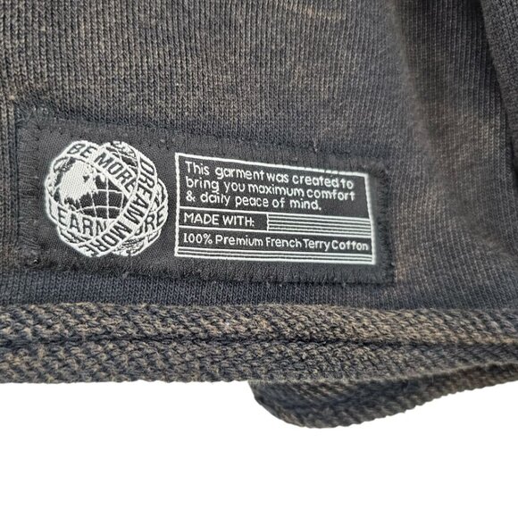 Alphalete Womens S Very Terry Oversized Cropped Pullover Sweatshirt in Onyx NWT - Picture 6 of 14